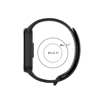 Minkšto silikono Žiūrėti Juostos Pakeitimo Xiaomi Mi Juosta 5/ Mi Juosta 5 NFC