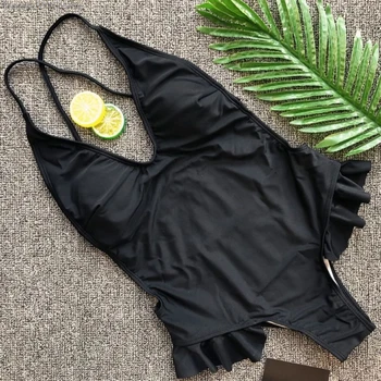 Moteriški Seksualus vientisas maudymosi kostiumėlį, maudymosi Kostiumėliai, Push Up Monokini Maudymosi Kostiumas Naujas Bikini