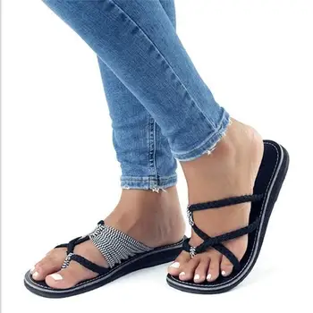 Moterų Šlepetės 2019 naujas mados sandalai moterims storio-soled atsitiktinis lauko paplūdimio bateliai moteris vientisos spalvos lauko zapatos mujer