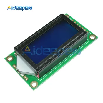 Mėlynos 8 x 2 Simbolių LCD Ekranas Modulis 0802LCD Modulis 3.3 V / 5V LED Backlight LCD Ekrano Arduino 