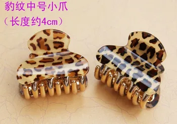 Nemokamas Pristatymas Aukštos Kokybės 4cm leopard moterų Plaukų Įrašą haip Nagai moterims 10pieces/daug