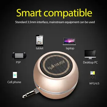 Nešiojamasis Garsiakalbis - Mobilusis Telefonas Mini Garsiakalbis, MP3 Grotuvas, Stiprintuvas Išorės Aukštos Kokybės Garso Laidinio Garsiakalbiais 3.5 MM Audio Jack