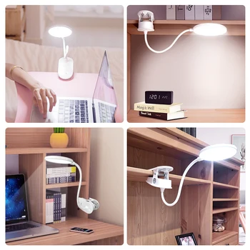 Nešiojamų LED Stalo Lempa Palieskite įjungimo/Išjungimo Jungiklis Akių Apsauga Įrašą Lentelėje Šviesos 3 Rūšių Pritemdomi USB Įkrovimo Stalo Žibintai
