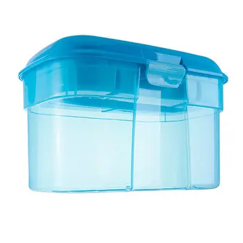 Nešiojamų saugojimo dėžutės permatomo plastiko žaislų saugojimo dėžutė plaukimo baseinas lauke, mini mielas saugojimo dėžutė