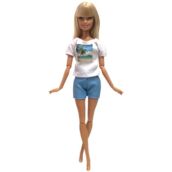 NK 2020 m. Dvi-Vnt Lėlės Mėgėjams Šortai Atsitiktinis Kostiumas Mados Stiliaus Sijonas Drabužius Barbie Lėlės Priedai Geriausia Vaikui Dovana 002A