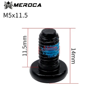 Plieno 6 Vnt. MEROCA MTB T25 Diskiniai Stabdžiai Rotoriaus Varžtai M5x11.5mm Iamok Kalnų Dviračių Ultralight Torx Tvirtinimo Varžtai Dviračių Dalys
