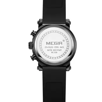 Reloj Hombre Sporto Žiūrėti Vyrų Laikrodžiai MEGIR Top Brand Prabanga Vandeniui Vyrų Žiūrėti Vyrų Paprastos Konstrukcijos Riešo relogio masculino