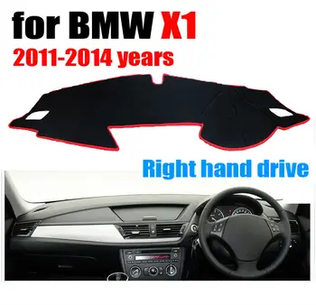 RKAC Automobilio prietaisų skydelio apima BMW X1 2011-metų Dešinės rankos ratai dashmat trinkelėmis brūkšnys apima auto prietaisų priedai