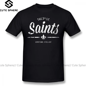 Saints Row Marškinėliai Trečias Street Saints T-Shirt XXX Streetwear Tee Marškinėliai Įdomus Trumpas Rankovės Vyrų Medvilnės Marškinėlius Spausdinti