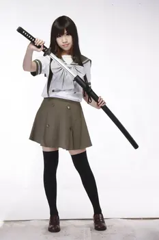Shana Cos Shakugan no Shana Animacinių, Anime Cosplay Helovinas Moterų Vasaros kostiumas sailor mokyklines uniformas Cosplay Kostiumas