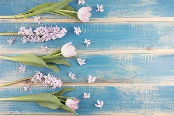 SHENGYONGBAO Meno Audinio, Custom, Fotografija Backdrops Prop gėlių ir Medienos Lentos temą fotostudijos Fono S191020-0211