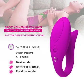 Suaugusiųjų sekso žaislas Silikono vibratorius stimuliuoja klitorį minkšti liežuvio moterų sekso žaislas, sekso parduotuvė už poros analinis žaislai clit sucker