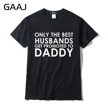 Tik Geriausi Vyrai reklamuojamos, KAD TĖTIS Vyrų T Shirts Homme Aukštos Kokybės Tėvo Diena Dovanos marškinėliai Vyras vatos Pagaliukai Tees