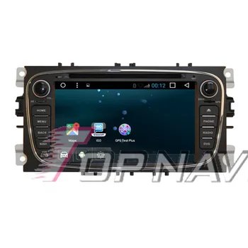 Topnavi Quad Core Android 7.1 Automobilių DVD Multimedijos Grotuvo Ford MONDEO 2007-2011 Autoradio GPS Navigacija, Garso Stereo-2 Din