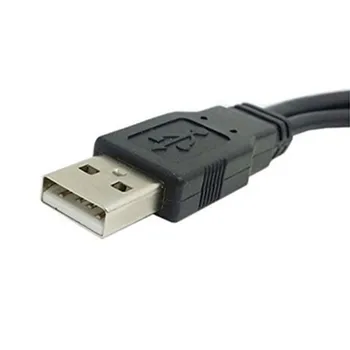 USB Um Mačo para 2 port Dual USB 2.0 A Femea Splitter Y Cabo De Dados De Energia Papildomų para Computador Sąsiuvinis