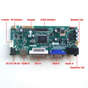 Už LP171W01-A4K2/A4K3 CCFL LVDS 30Pin M. NT68676 ekranas valdiklis ratai kortelę DVI VGA 17.1