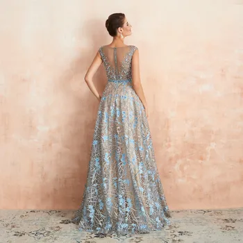 Vestuvių Suknelės 2019 Linijos, Nėriniai Prabanga Appliques Duobute Rankovių Nuotakos Suknelė Vestuvių Suknelės