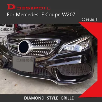 W207 Diamond Grotelės GT Vertikalios Grotelės Mercedes Benz E Coupe Priekinis Bamperis Lenktynių Sporto-2016 M. E200 E320 E350 E400
