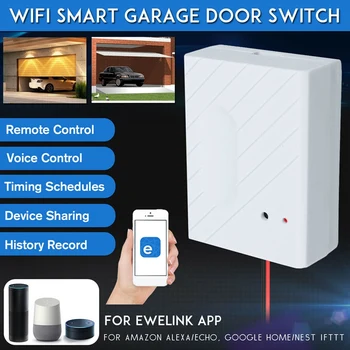 WiFi Smart Switch Automobilių Garažo Durų Atidarytuvas Nuotolinio Valdymo EWeLink APP pagalbos Telefono Alexa 
