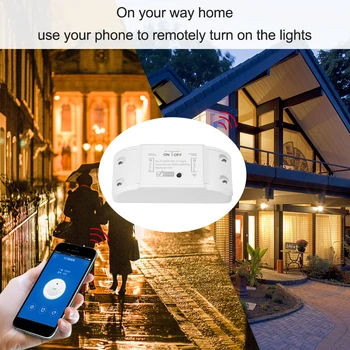 WiFi Smart šviesų Modulis Universalus Jungiklis Laikmatis 