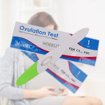 Wondfo 7pcs Ovuliacijos Šlapimo Testas Midstream LH Testų rinkinys Pirmiausia Atsako Ovuliacijos rinkiniai Daugiau kaip 99% Tikslumas Anksčiau Nustatymo