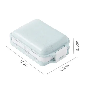 XZJJA Nešiojamų 8Grid Mini Medicina Tablečių Dėžutės Lauko Kelionių Tablečių Vandeniui atsparus Dulkėms Apsaugoti Konteinerių Vaistų Laikymo Dėžutė