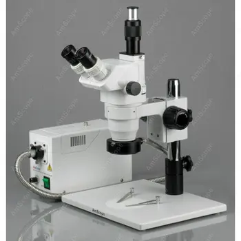 Zoom Mikroskopas-AmScope Prekių 3.35 X-45X Stereo, Zoom Mikroskopas su Optinio Pluošto Šviesos Žiedas