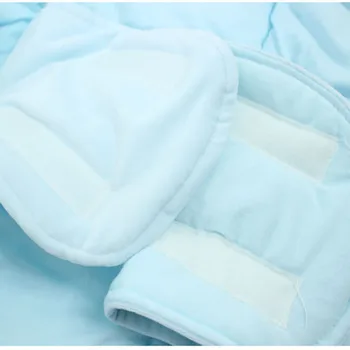 Žiemos Sustorėjimas, miegmaišiai Anti-išgąsdinimą Kūdikių Paketas Vežimėlis Naujagimiui su Pirštine Dvejopo naudojimo Vėjo