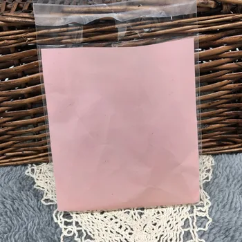 10cm*10cm 50Pcs Rožinės spalvos Girlianda Slapukas Lipni, Plastikiniai Pakavimo Maišeliai Sausainių Kepti Maisto Paketas