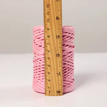1mm Spalva Vielos, Popieriaus String Darželio Vaikų Austi Popieriaus Rotango Rankų darbo 