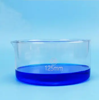 1pcs 60mm 90mm 100mm 125mm 150mm 180mm, skaidraus Stiklo Crystallizing Patiekalas Kristalų Patiekalas Laboratorinis Eksperimentas, Stiklo dirbiniai
