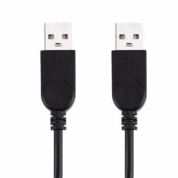2 in 1 USB 2.0 Male 2 Dual USB Male Kabelio Kompiuteris / Nešiojamas, Ilgis: 50cm