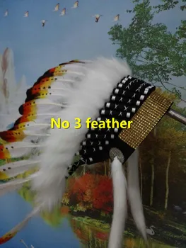 21inch plunksnų Šukuosena plunksnų vinjetė helovinas skrybėlę kostiumas šalis tiekimo dekoras