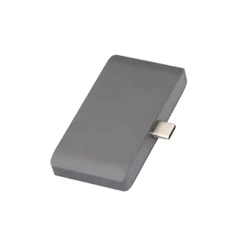 3-in-1 Multiport Adapterio Tipas C Iki 4K HDMI USB 3.1 3.0 Įkrovimo lizdas Skaičiuoklė
