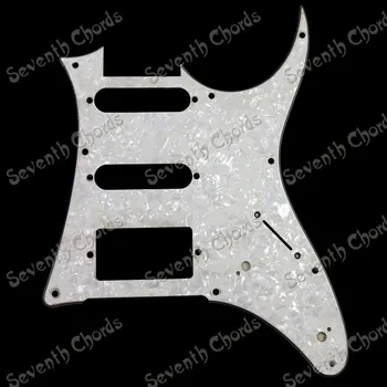 3 Sluoksnių, Baltas Perlas SSH Elektrinė Gitara Pickguard Scratchplate Anti-scratch Plokštė Pick Guard - Gitara, atsarginės Dalys, SSH-BZ-XK