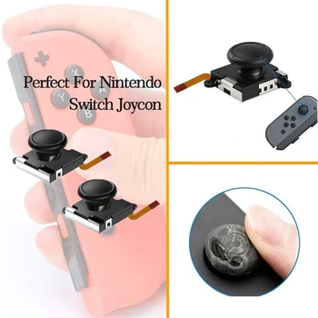 3D Analoginis Stick Manipuliatorių Remontas Dalių Rinkiniai Tinka Nintendo Jungiklis NR Džiaugsmas-Con 17 dalių Rinkinys