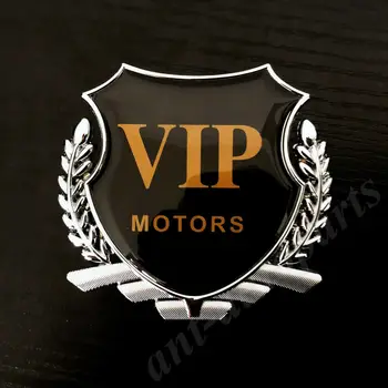 3D Metalo VIP VARIKLIAI Prabanga JDM JP Automobilio bagažo skyriaus Langą Emblema Ikonas, lipdukas, Decal