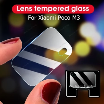3Pcs Kameros Objektyvo Stiklas Xiaomi POCO M3 X3 NFC Screen Protector poco m3 X3 Stiklo Xiaomi Mi 10T Lite Pro Filmas Atveju