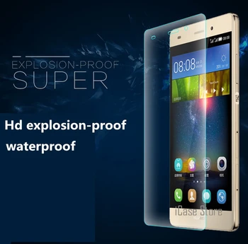 9H Grūdintas Stiklas Sprogimų Ekrano apsaugos Huawei P8 / P8 Lite P8lite Originalus Geros Kokybės HD Apsauginės Plėvelės