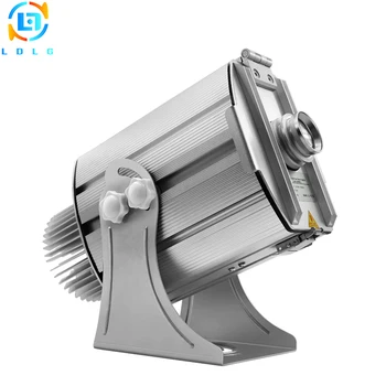 Aliuminio Lydinio, Sidabro Lauko Reklamos Keturi Vaizdai 40W LED Gobo Projektorius IP65 4500Lumens LED Vaizdo Logotipas Projektorius su Gobos