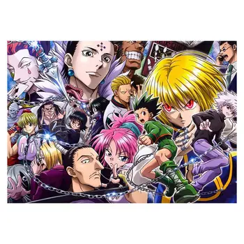 Anime Hunter x Hunter Plakatas Populiarus Klasikinis Japonų Anime Namų Dekoro Retro Plakato Spaudinių Šilko Sienos Menas Namų Kambario Dekoro
