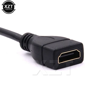 Aukštos Kokybės Mikro HDMI Male HDMI Female kabelio Adapteris Keitiklis M/F Konverteris tablet PC HDTV Išmaniųjų telefonų