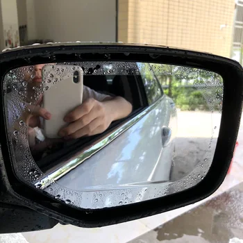 Automobilio galinio vaizdo veidrodėlis, lietaus ir anti-rūko filmas 