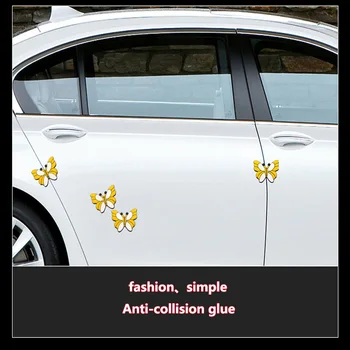 Automobilių reikmenys asmeninių automobilių lipdukai gyvūnų modelius, durų anti-susidūrimo lipdukai Hyundai elantra ix35 solaris akcentas tucson