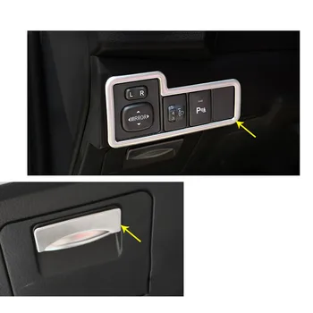 Automobilių Stick Padengti ABS Chrome Priekiniai Galvos Rūko žibintų Jungiklis+talpinimo Trim Panel 