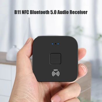 Bluetooth 5.0 Garso Imtuvas 3.5 mm Jack AUX NFC Bevielio Stereo Adapteris Automobilį 2 RCA Stereo Garsiakalbis Audio Kit Auto ON/OFF Accer