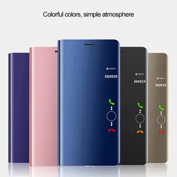 Case For Samsung galaxy A50 Veidrodis, Flip Stovėti Išmaniųjų Telefonų Padengti sumsung 10 Pastaba plus S10 E S 9 8 A10 A40 A70 A20 A30 knygos coque