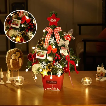Darbalaukio Mažas Mini Kalėdų Dekoro Medžio Šviesa 