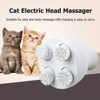 Elektrinis Galvos Massager Daugiafunkcinis Naminių Kačių Ir Šunų Massager Vibracija, Galvos, Kūno Masažas Giliai Išvengti Plaukų Slinkimas, Sumažinti Stresą