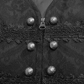 Gotikos Viktorijos Šalies Spalvingas vyriški Elastiniai Vest Roko Metalo Sagtis Liemenė Retro Palace Atsitiktinis Vyrų Vest PUNK RAVE WY-989MJM